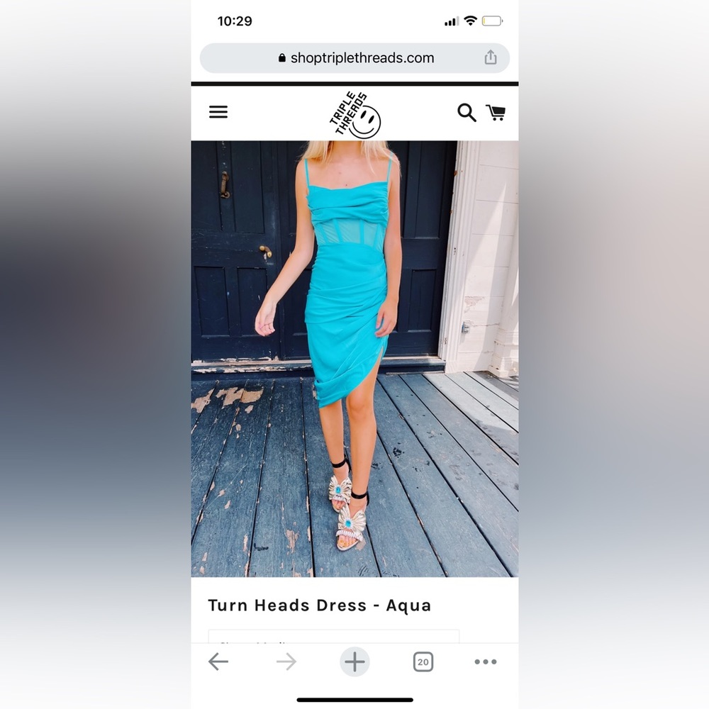 Triple Threads Midi Dress